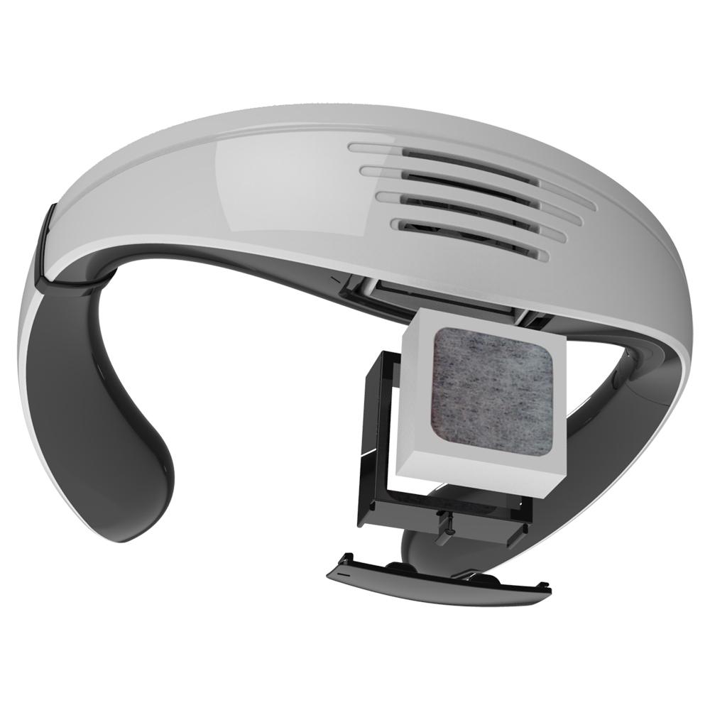 EOS Convenient Wearable Type Portable Air Purifier ( White & White )